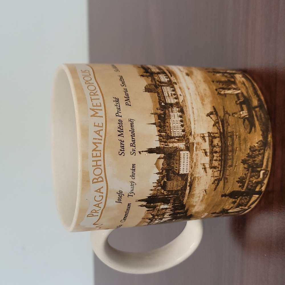 Praha Praga Bohemian Metropolis 1854 Coffee Mug